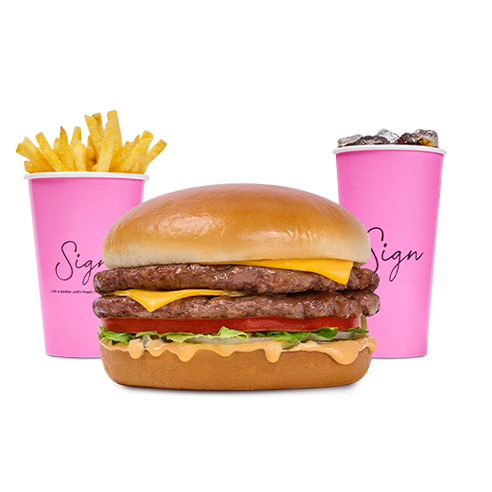 Sign beef meal